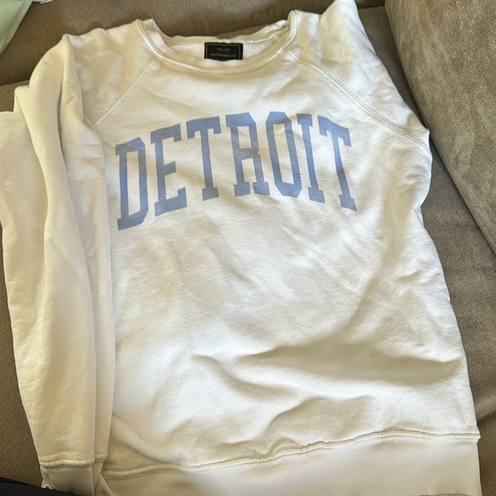 Cute cozy Detroit sweatshirt